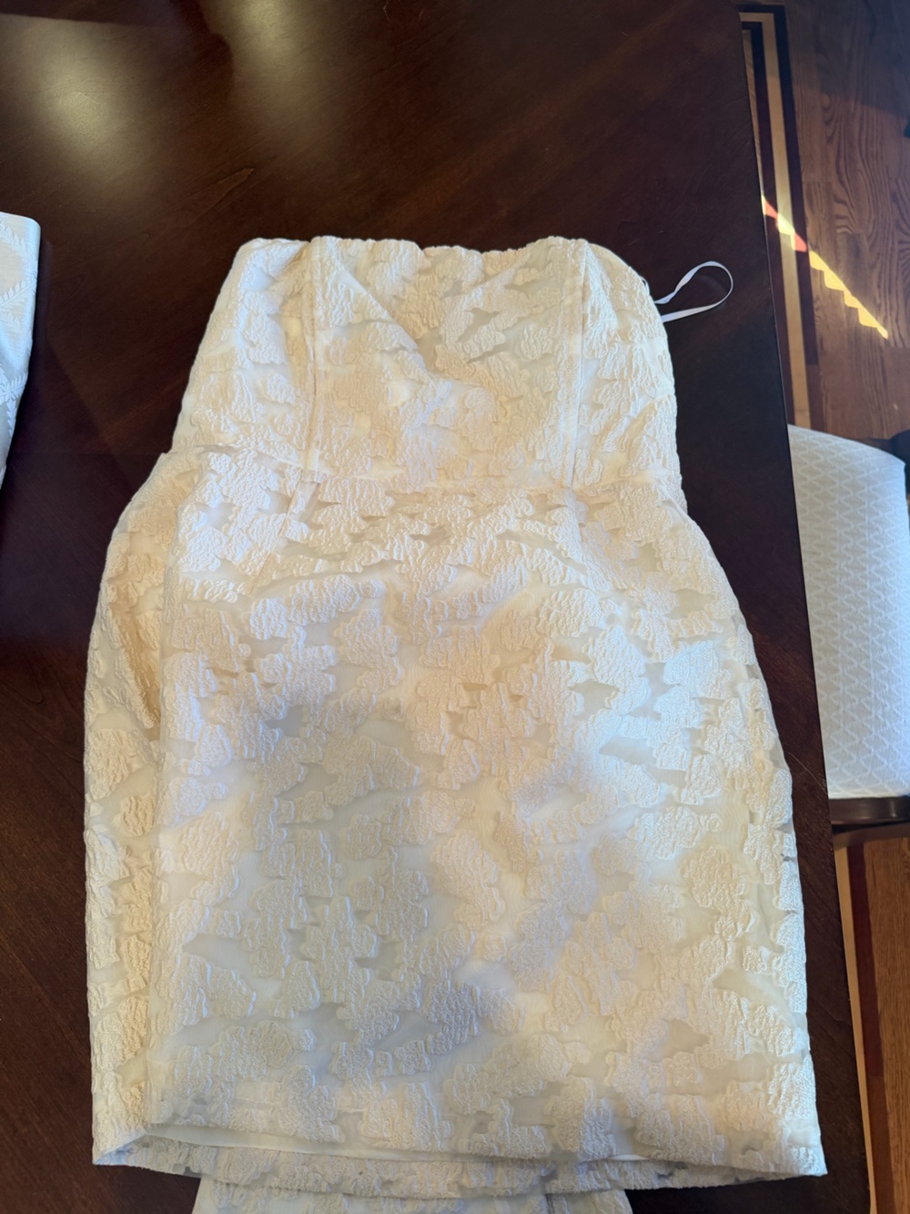 Lulu's Ivory Embroidered Dress